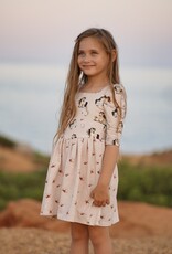 Katoenjersey Horse Love rose