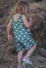 Katoenjersey Kleine Farm kippetjes groen