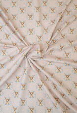 Katoenjersey Boho Reh retro hertjes
