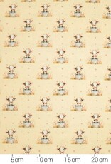 Katoenjersey Boho retro koetjes Ana