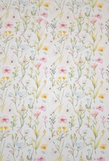 Katoenjersey pastel gebloemd Insa