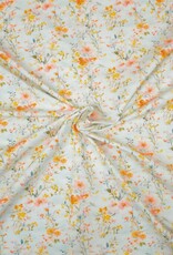 Katoenjersey pastel gebloemd Insa