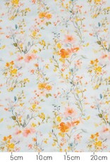 Katoenjersey pastel gebloemd Insa