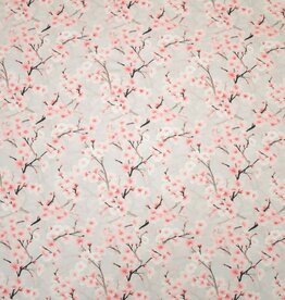 Katoenjersey kersenbloesem