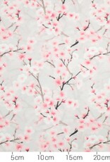 Katoenjersey kersenbloesem