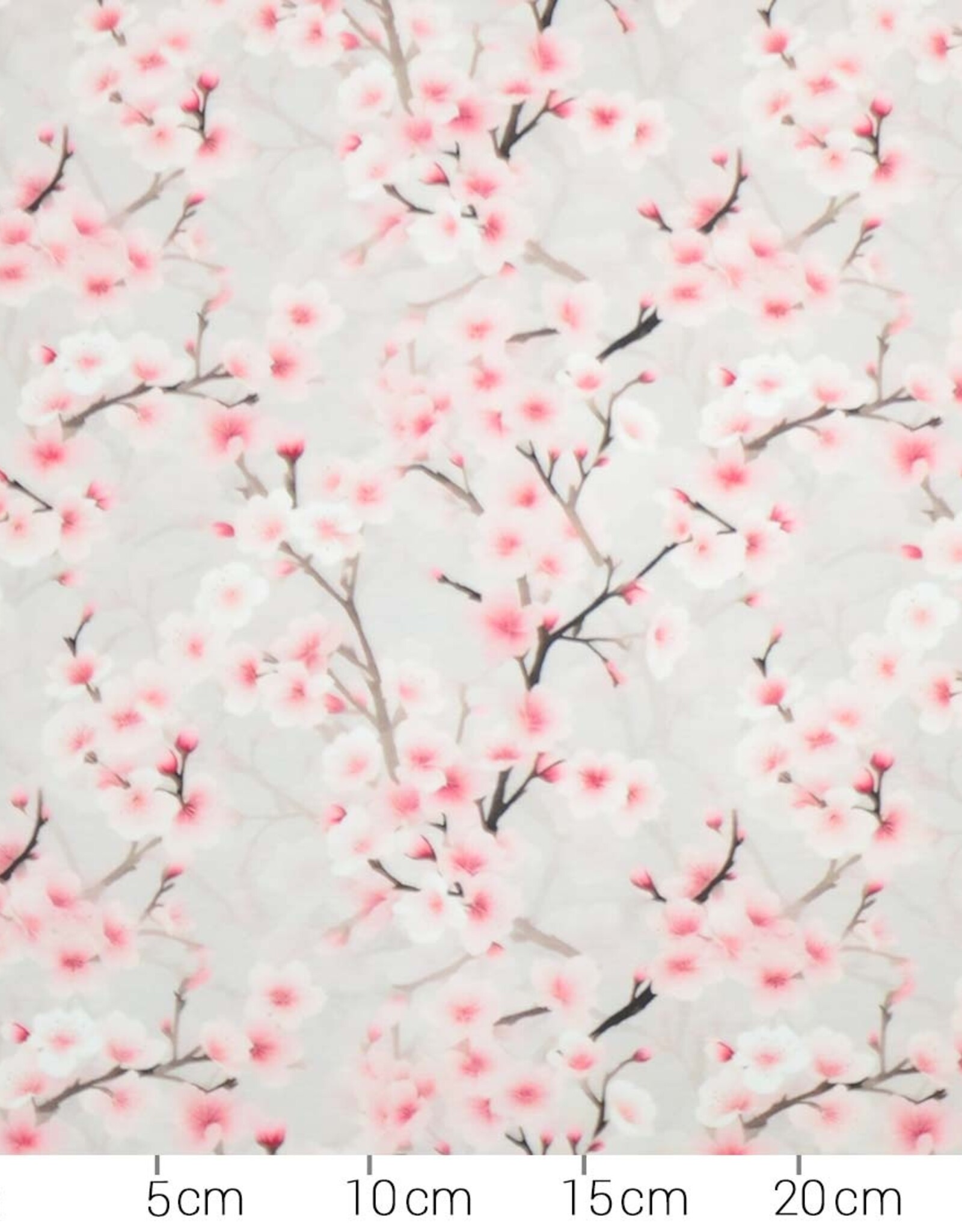 Katoenjersey kersenbloesem