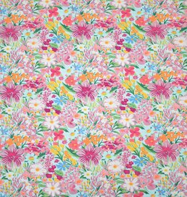 Katoenjersey felgebloemd Image