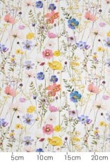 Katoenjersey weidebloemen Leni