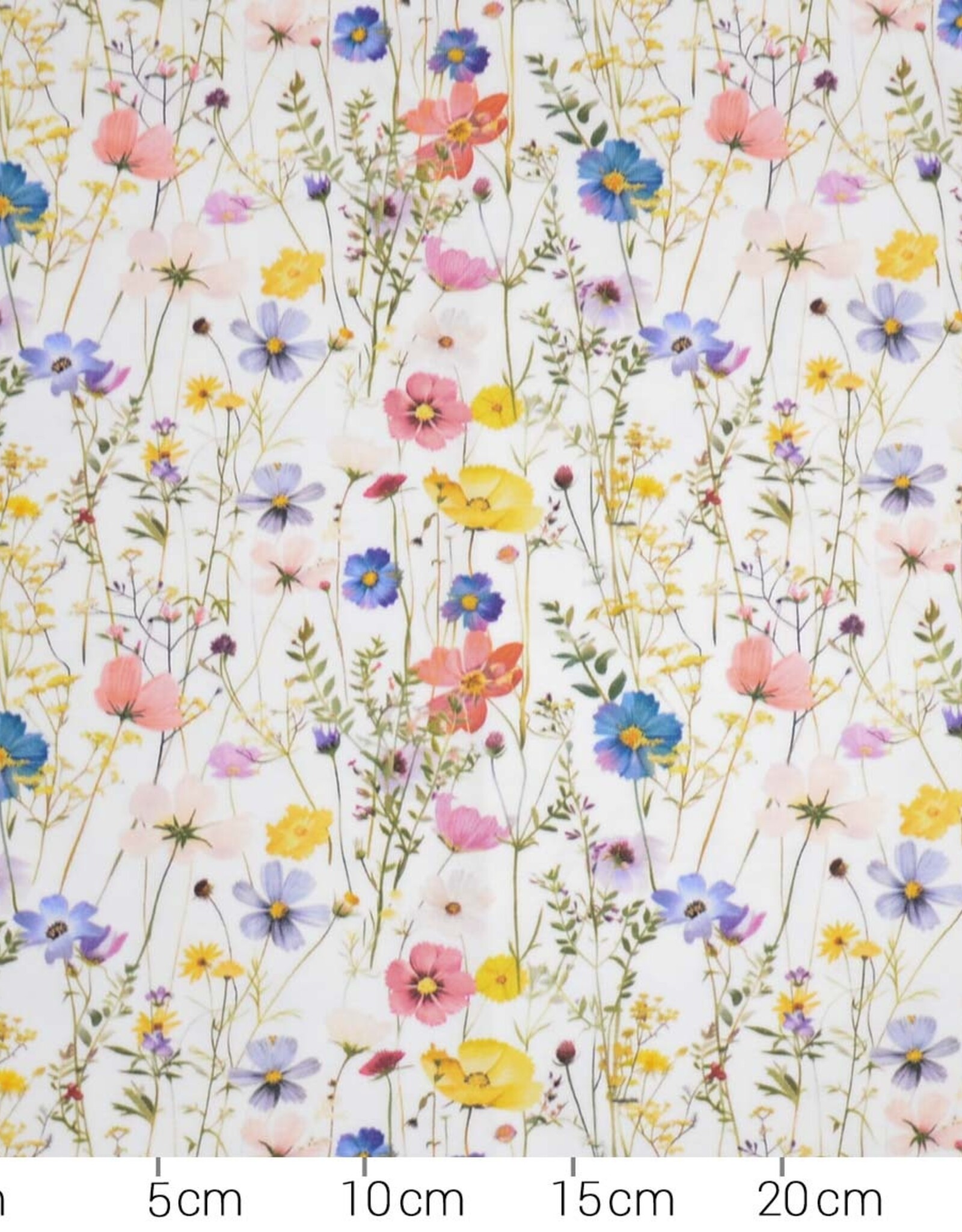 Katoenjersey weidebloemen Leni