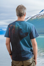 Paneel jersey Bruno bruine beer 110x150cm