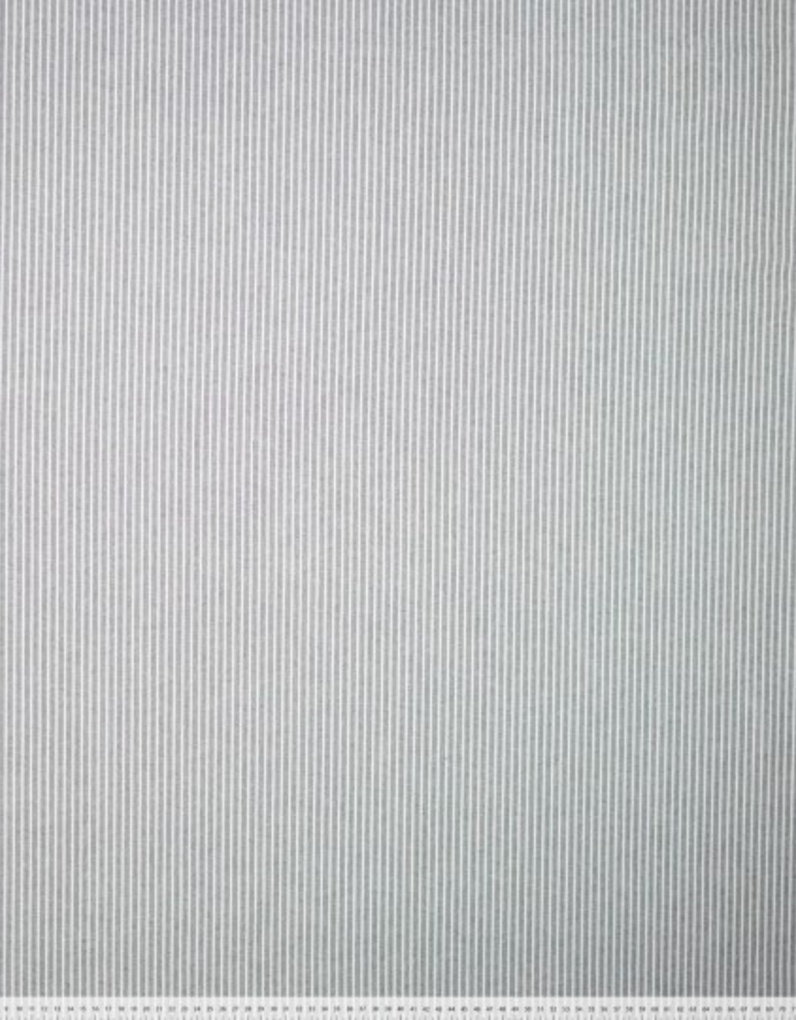 Oxford gestreept katoen zwart/wit