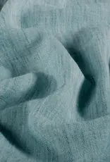 Linnenlook mélange petrol