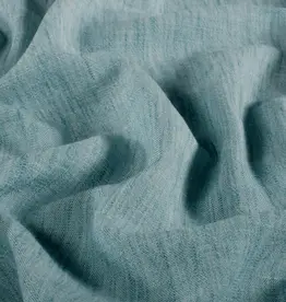 Linnenlook mélange petrol