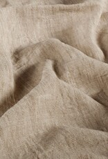 Linnenlook mélange beige naturel