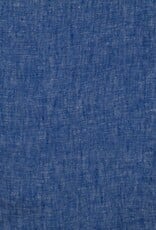 Linnen uni mélange koningsblauw georgio