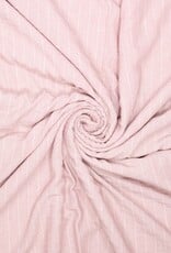 Linnenmengsel met krijtgestreep rose