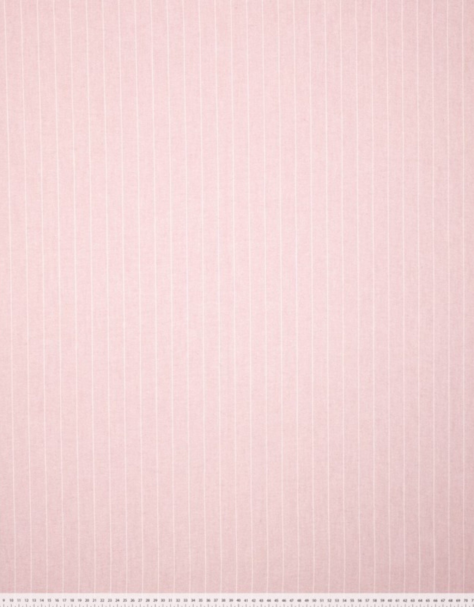 Linnenmengsel met krijtgestreep rose