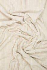 Linnenmengsel met krijtgestreep beige