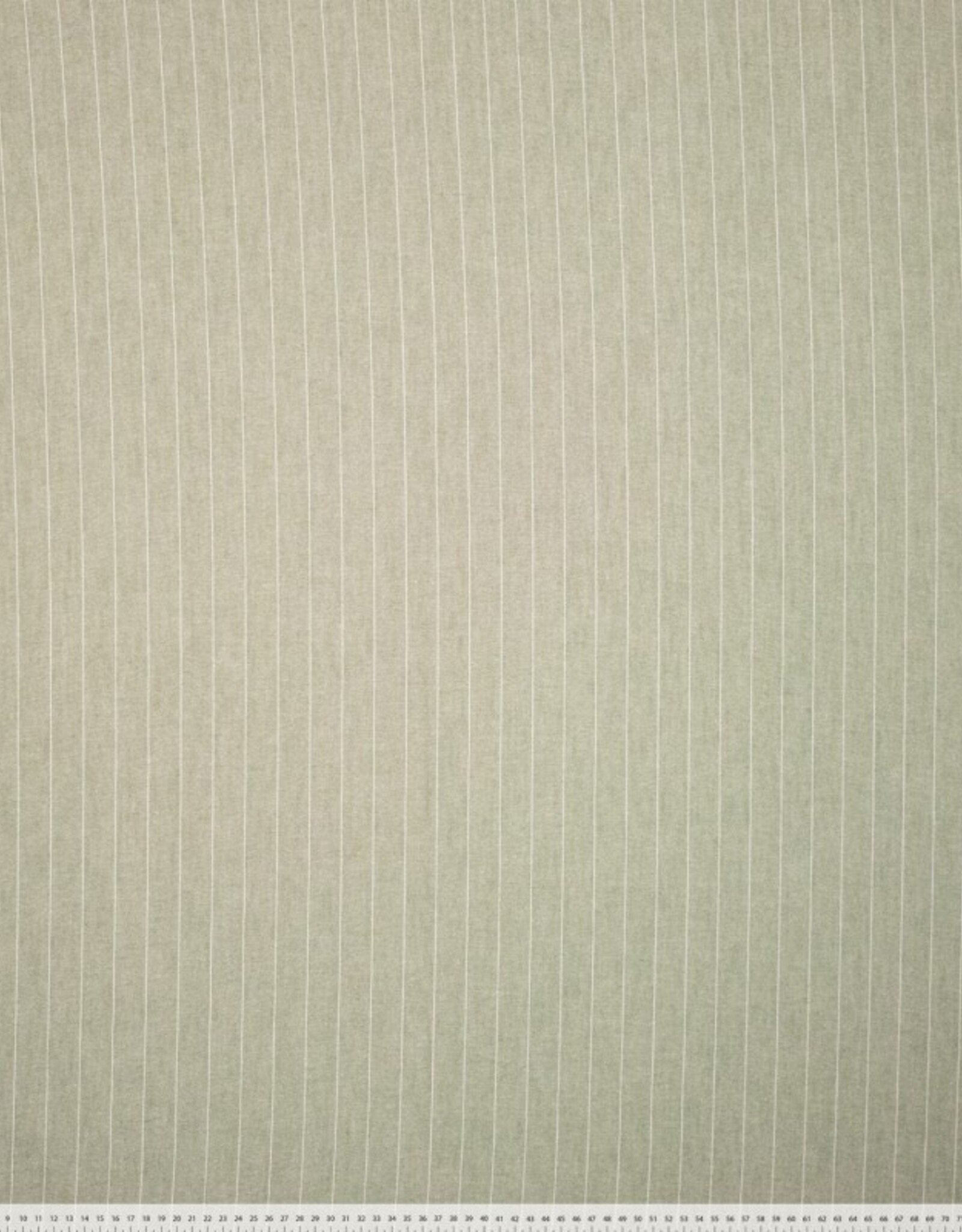 Linnenmengsel met krijtgestreep olijf