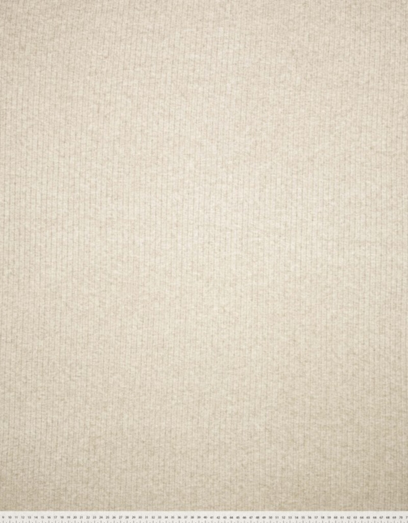 Geribbeld breisel beige