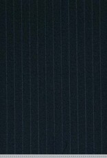 Bamboe organic fabric stripes krijtstreep grijs blauw