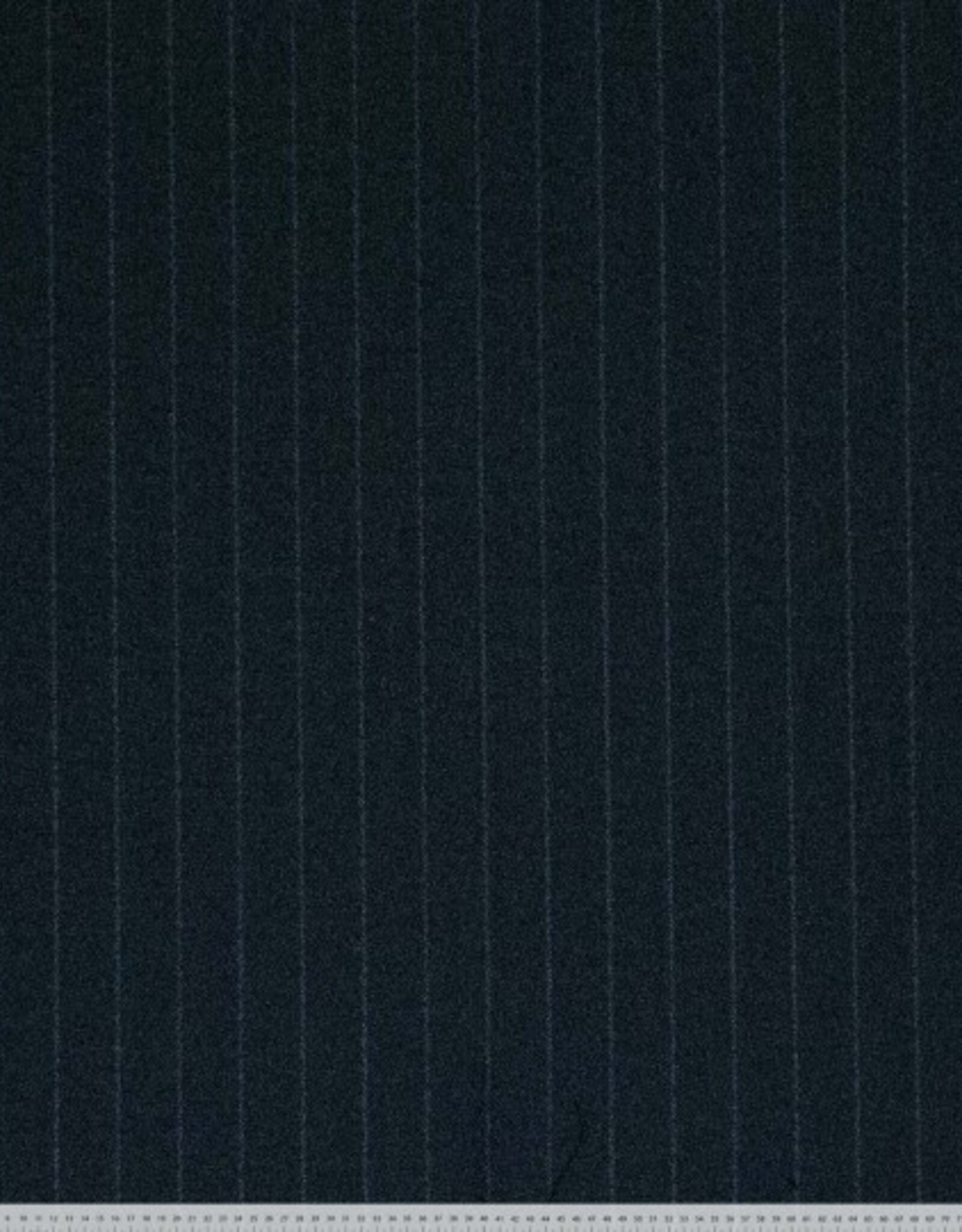 Bamboe organic fabric stripes krijtstreep grijs blauw