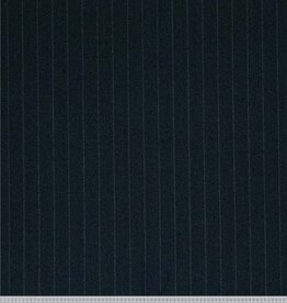 Bamboe organic fabric stripes krijtstreep grijs blauw