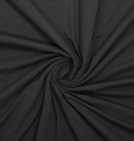 Papertouch katoen popline zwart