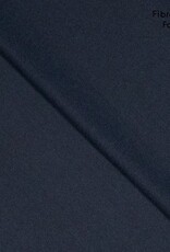 Gabardine twill zwarte draad marine blauw - FM