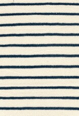 Gehaakt breisel gestreept ecru/marine - My Image