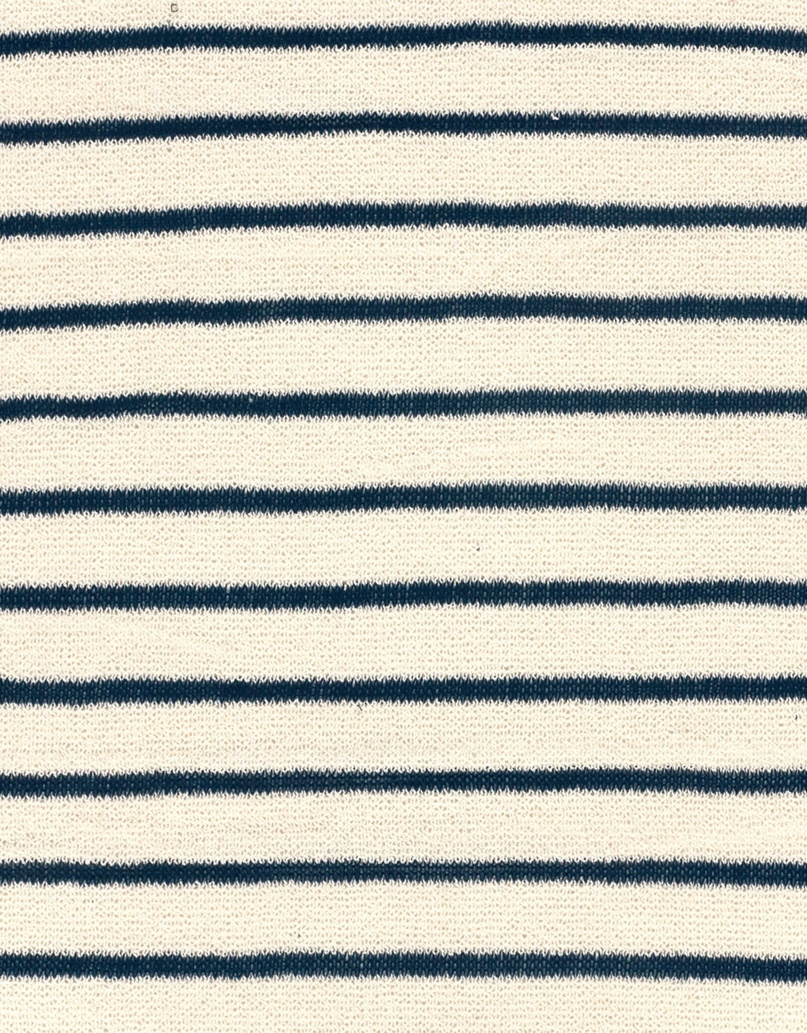 Gehaakt breisel gestreept ecru/marine - My Image