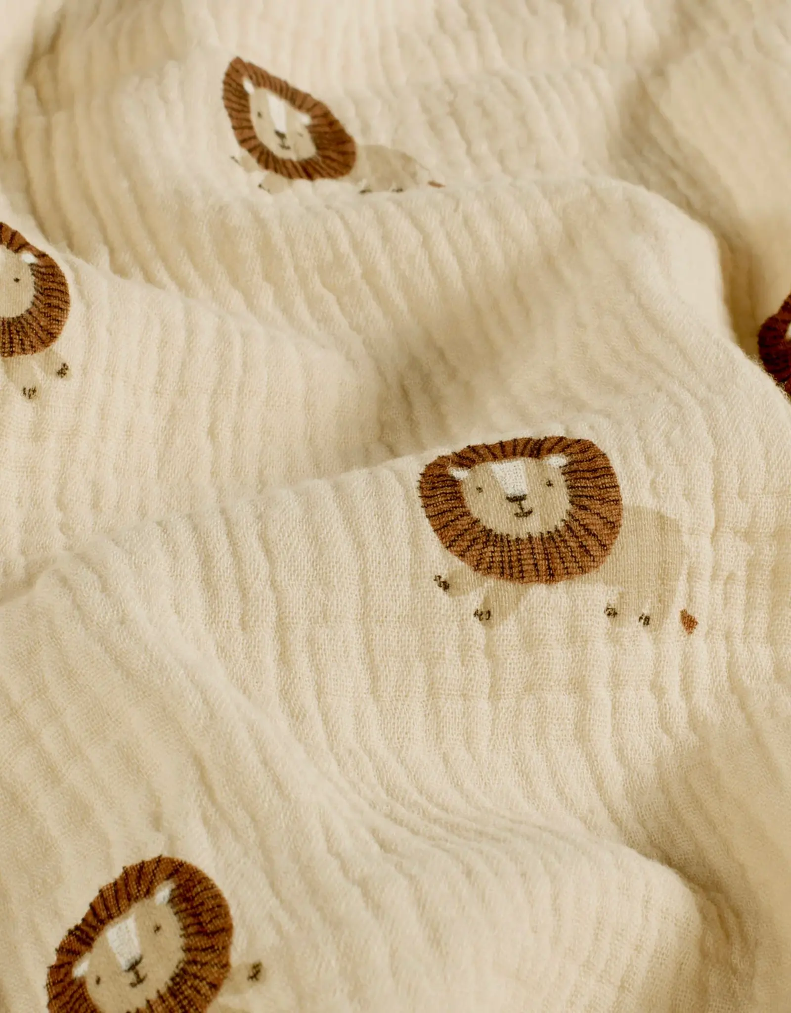 Mousseline zand qjute lions