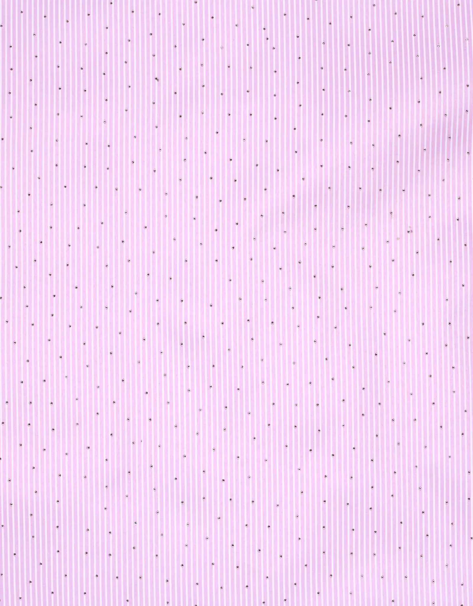 Gestreept katoen roze/wit met zilver studs