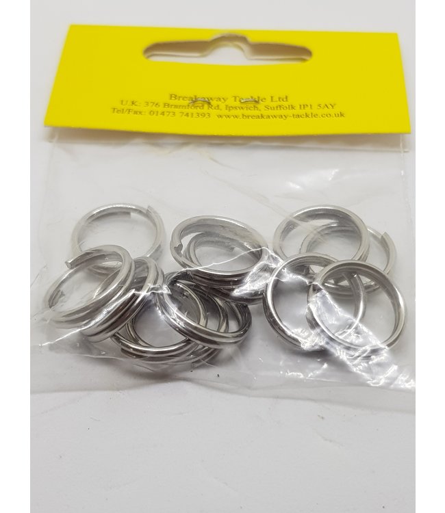 Breakaway Stainless Steel Split Rings