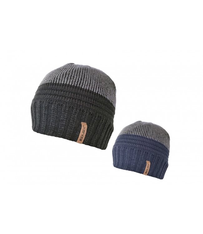 Mens 2 Tone Beanie Hat