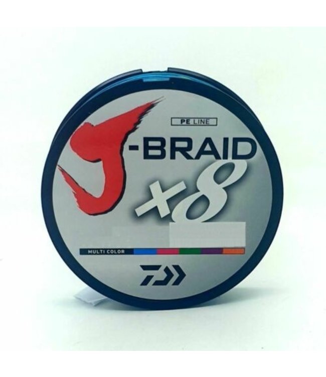 Daiwa J Braid X8 300m Multi Colour