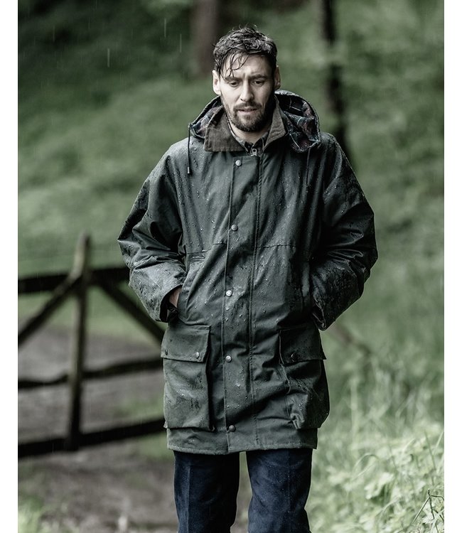 Hoggs Woodsman Wax Jacket Green