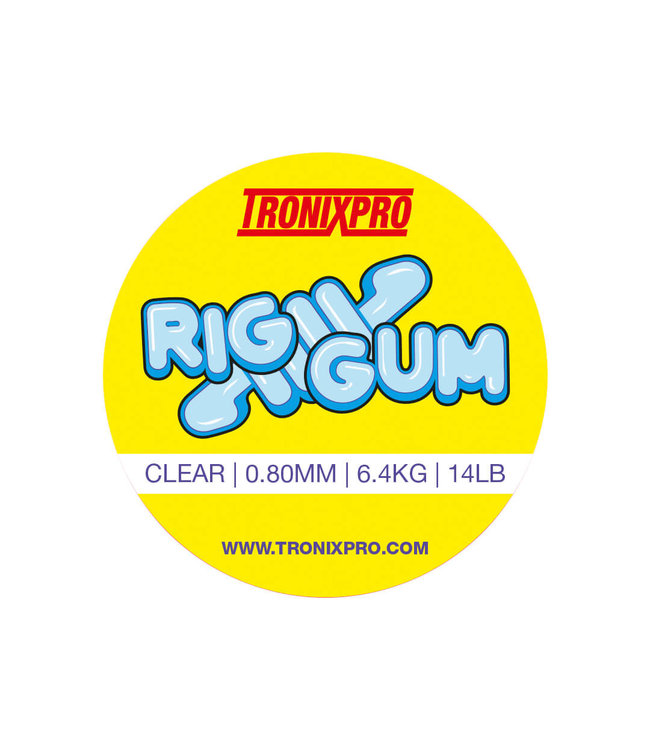 Tronixpro Rig Gum 14lb Clear