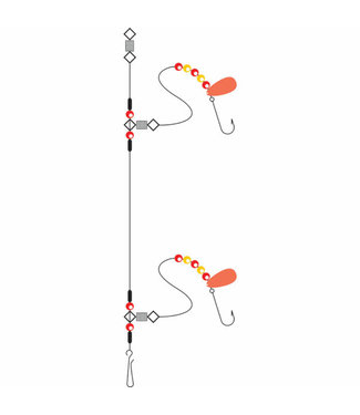 Cox & Rawle Flounder Estuary Rig (2-Hook Flapper Rig) SCR26 Sz2 – Glasgow  Angling Centre