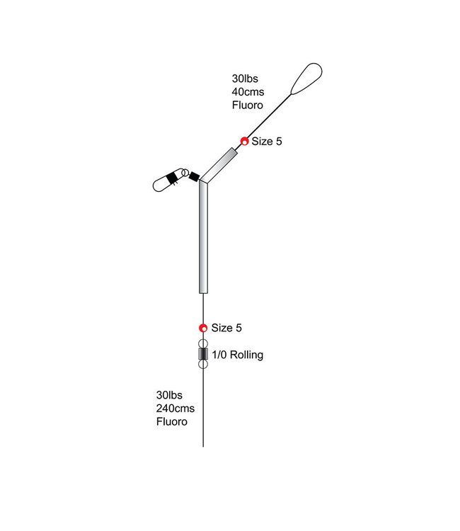 Tronixpro Shad Rig 30lb