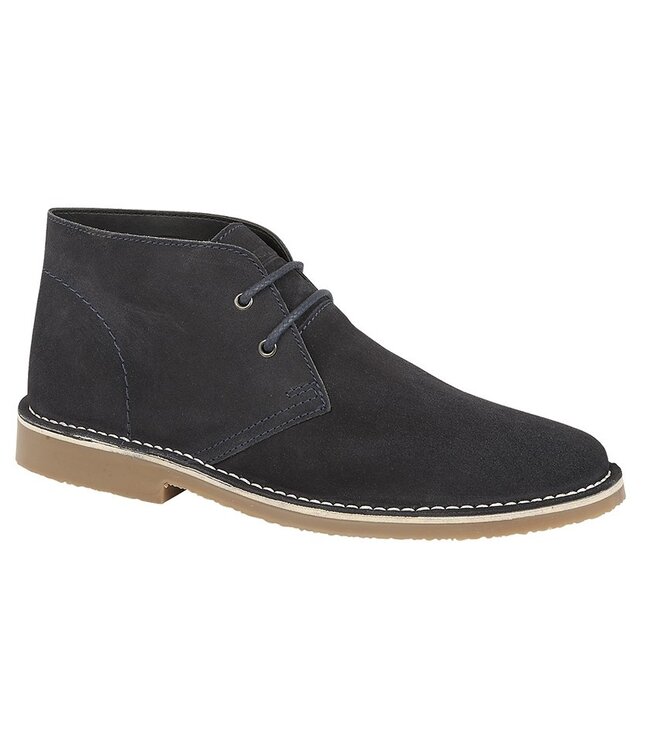 M056CS Navy Suede 2 Eye Desert Boot