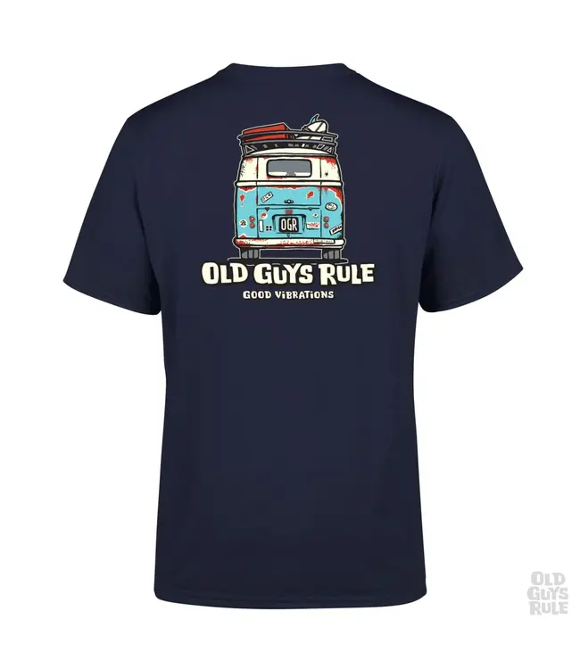 Good Vibrations Navy T Shirt