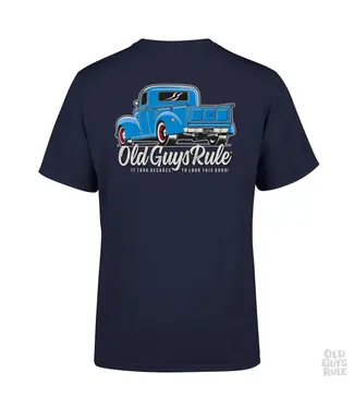 Old Guys Rule It Took Decades Navy T Shirt