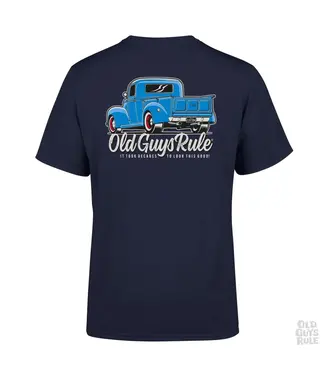 Old Guys Rule Old Guys Rule T-Shirt. It Took Decades Navy
