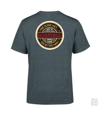Old Guys Rule Natural Traction Dark Heather T Shrit
