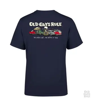Old Guys Rule Old Guys Rule T-Shirt. Parking Lot III Navy T Shirt