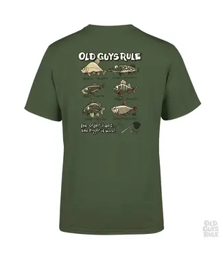Old Guys Rule Old Guys Rule  T-Shirt. Bigger Fish II