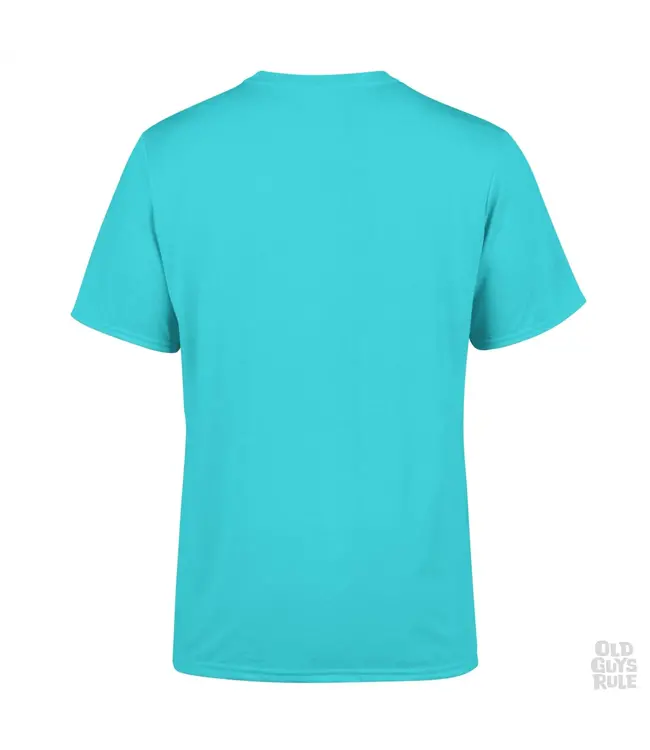 Old Guys Rule T-Shirt.  Icon Lagoon Blue