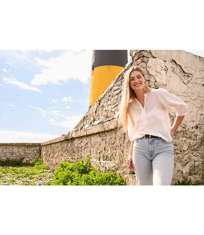 Lighthouse Ladies Lola Blouse Floral Broderie Angalise