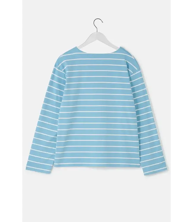 Lighthouse Ladies Causeway II Top L/S Marine Blue Stripe